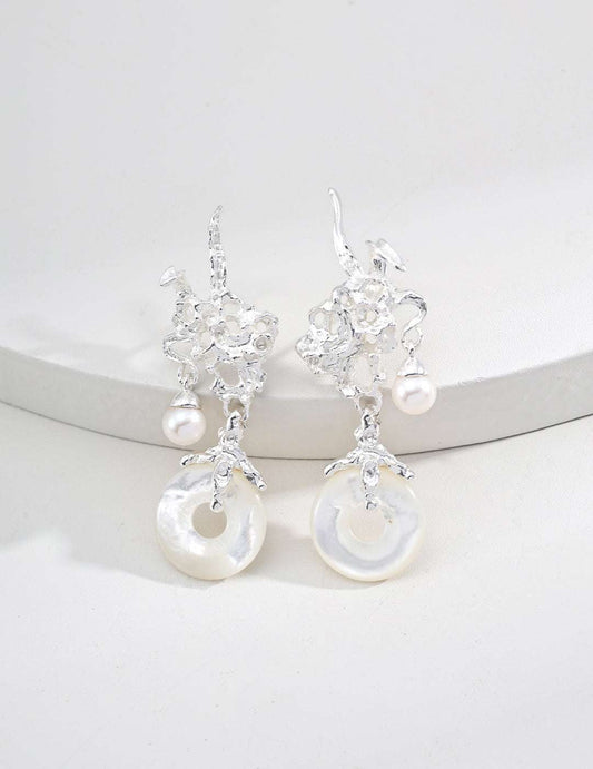 Baroque Aurora Earrings |Eudorra Jewelry.