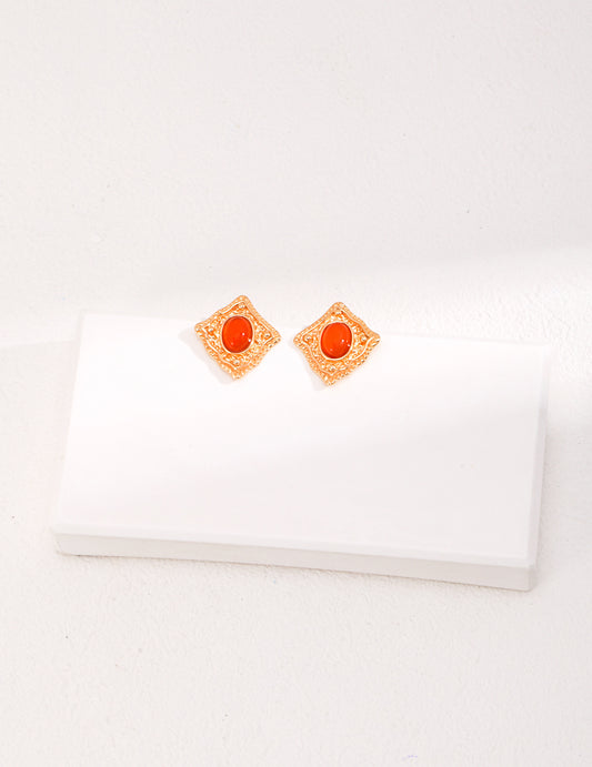 Planisphere Earrings |Eudorra Jewelry.
