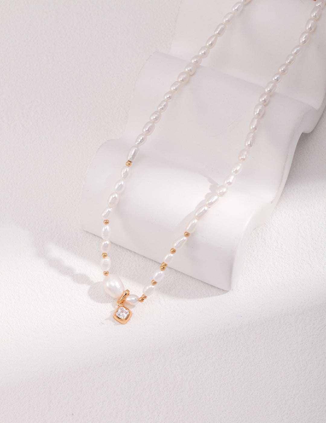 Luminous Echo Necklace |Eudorra Jewelry.