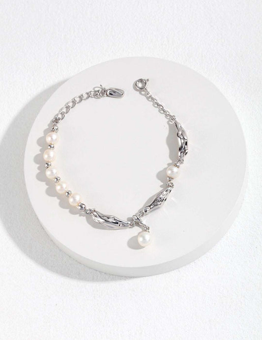 Pearl Radiance Solo Bracelet |Eudorra Jewelry.