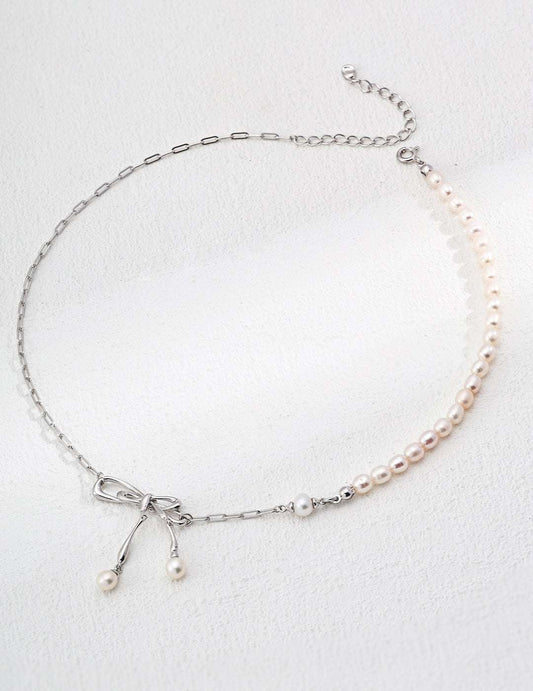 Baroque Whisper Necklace |Eudorra Jewelry.