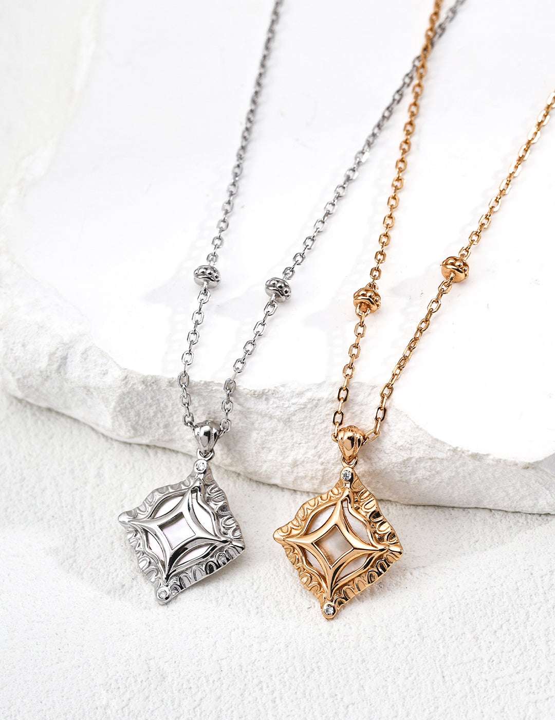 Thalassa Chronicle Pendant Necklace |Eudorra Jewelry.