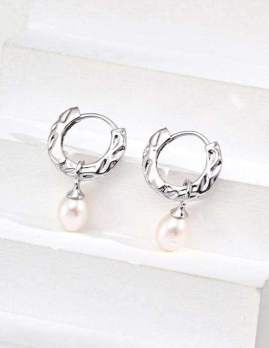 Freshwater Duet Earrings | Women's Pearl Earrings | Eudorra Jewelry