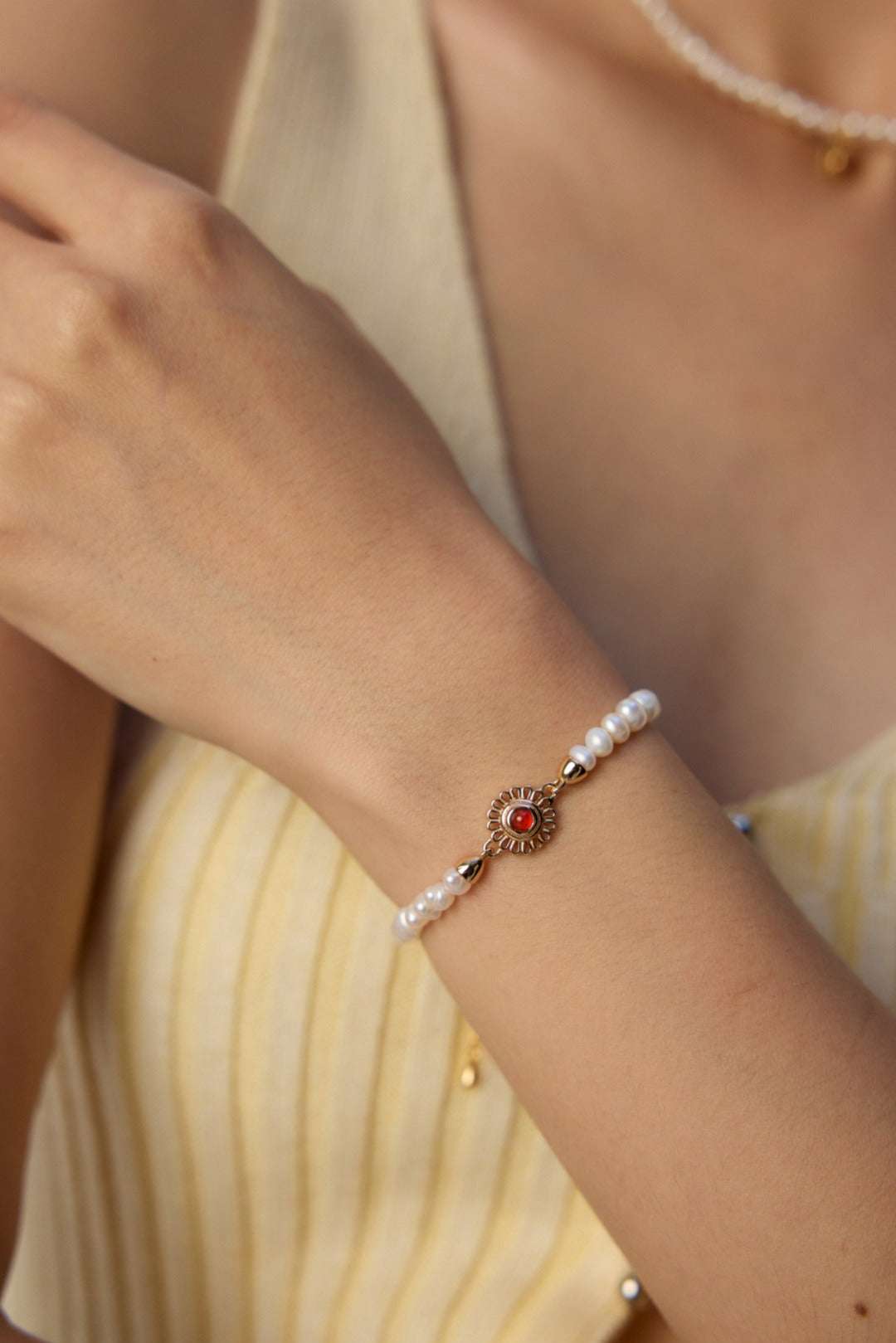 Polaris Ember Bracelet ｜Eudorra Jewelry.